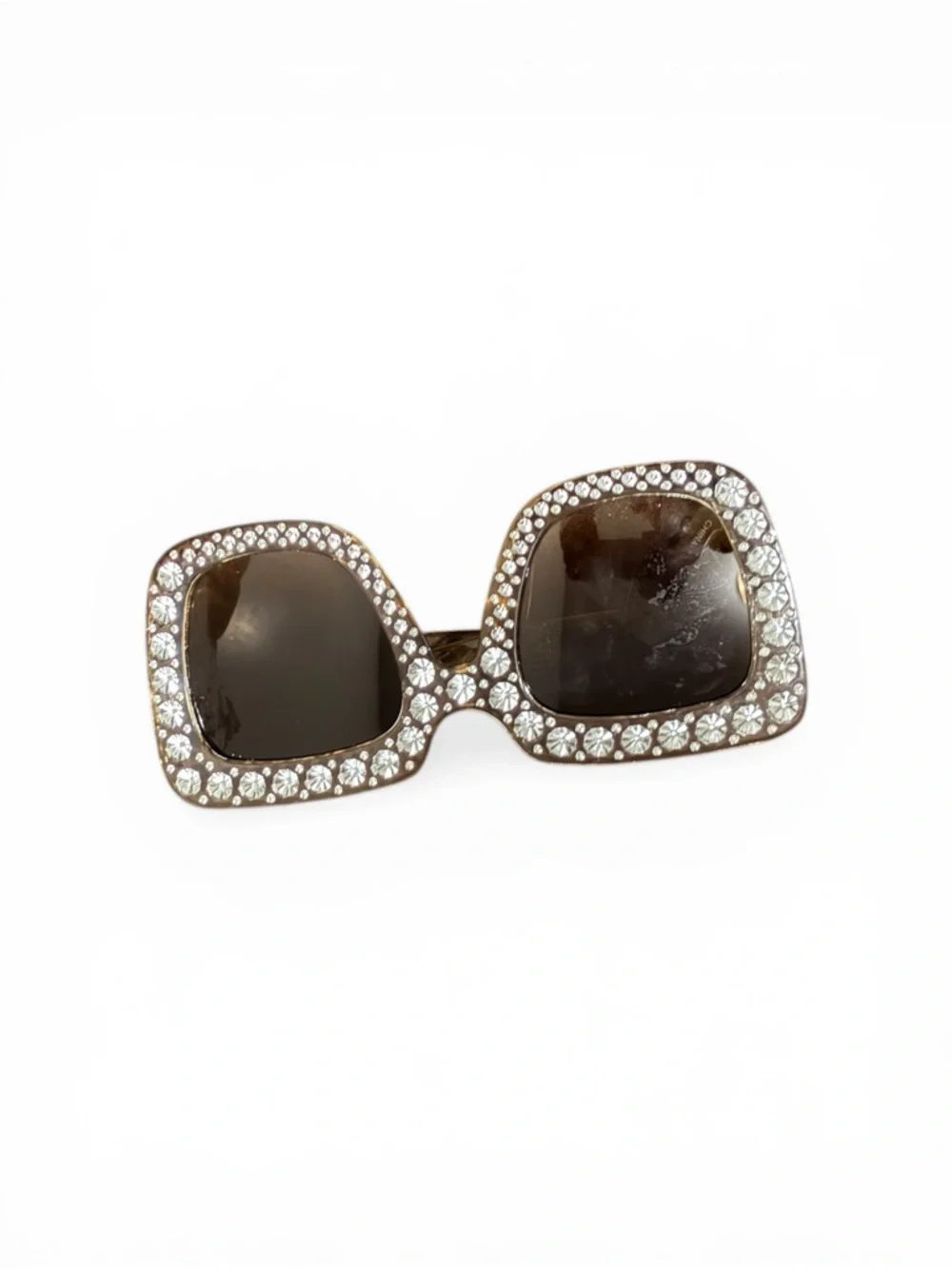 Crystal Square Sunglasses - Women's Black